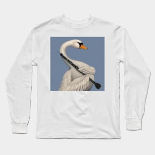 Musical Swan Long Sleeve T-Shirt